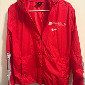 Nike Red Windbreaker Jacket